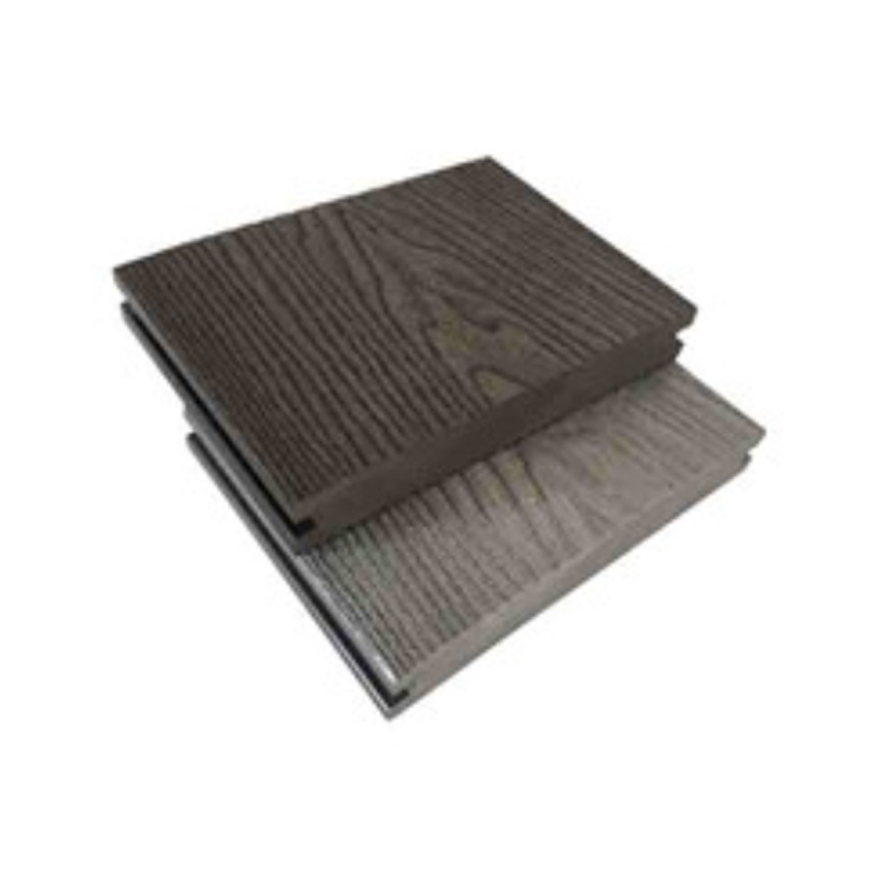 SRL-OE 140*20mm WPC-Terrassendiele mit Massivholzmaserung und geprägtem Decking