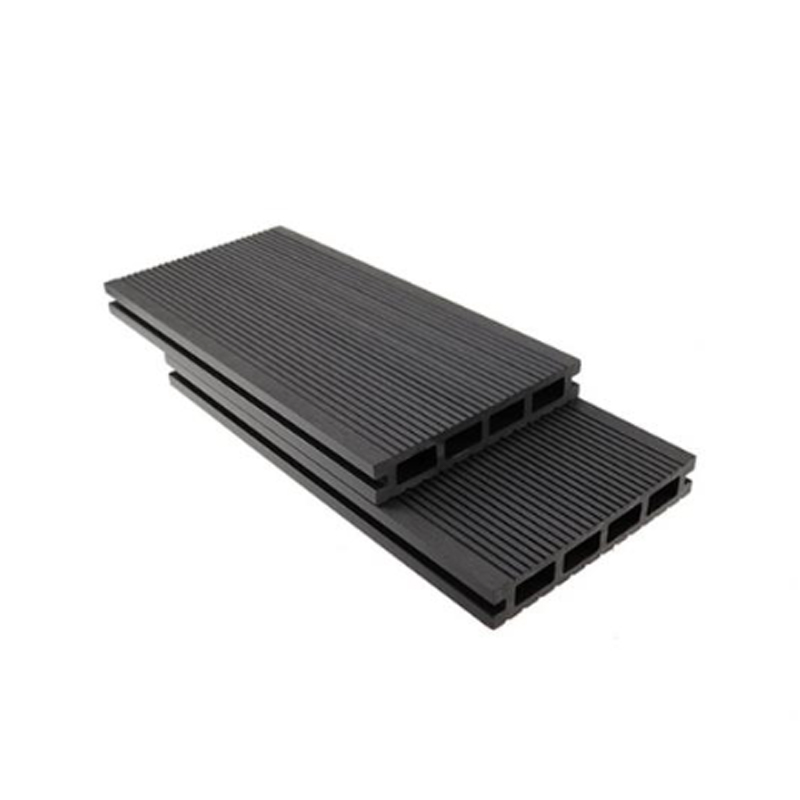 SRL-DEK 150 x 25 mm schwarzer wasserdichter Terrassendielen aus Holz-Kunststoff-Verbundwerkstoff