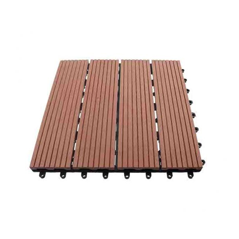 SRL-TILE 300*300 mm rutschfeste, ineinandergreifende WPC-Terrassenbodenfliesen